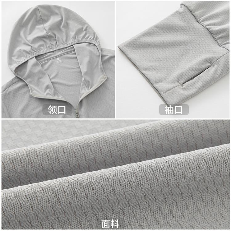 防曬衣男女輕薄運動防曬服夏季新款防紫外線冰絲潮牌防曬外套-細節圖4