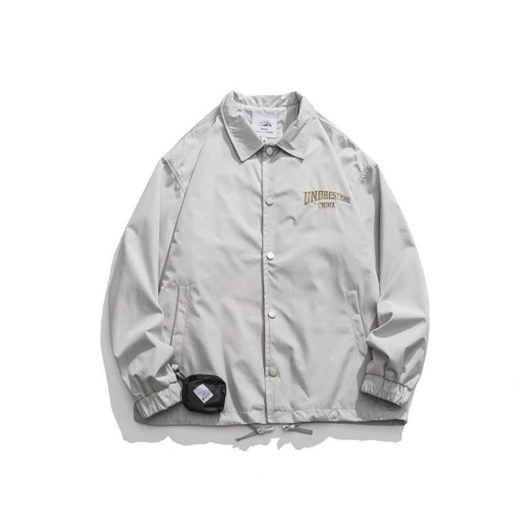 北界男裝 美式潮牌2023新款秋季掛包字母貼布繡夾克外套男-細節圖2