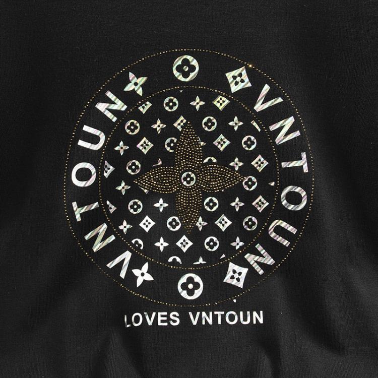 毛衣 2023新款春夏針織衫短袖男印花時尚帥氣半袖男大碼男裝上衣潮-細節圖4