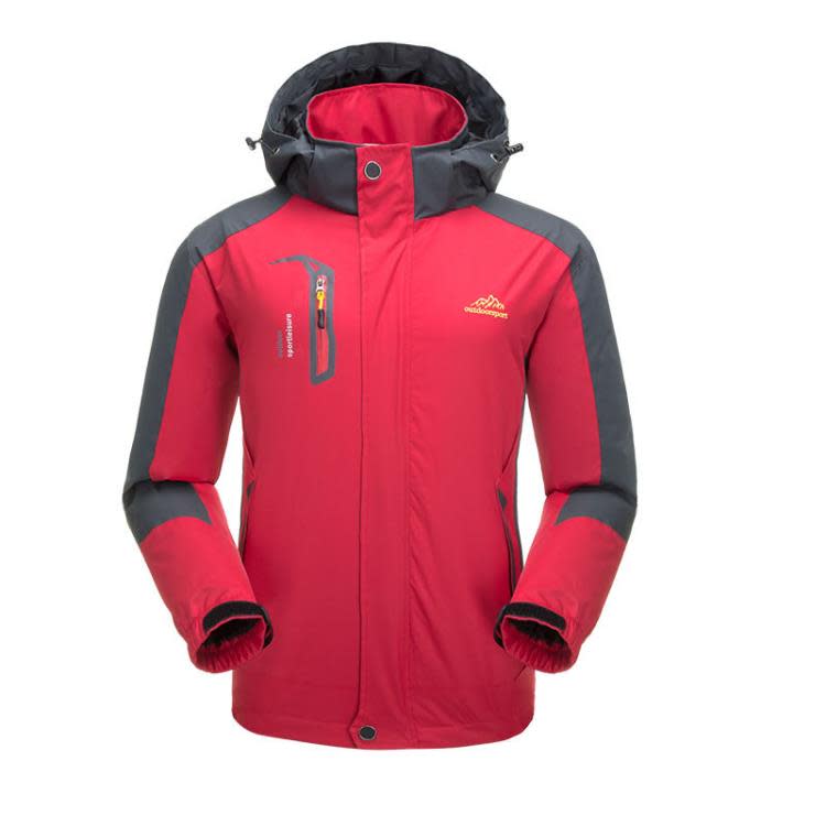 夾克 歐碼袖長尺寸出口戶外沖鋒衣男女大碼山騎行防風外套-細節圖5