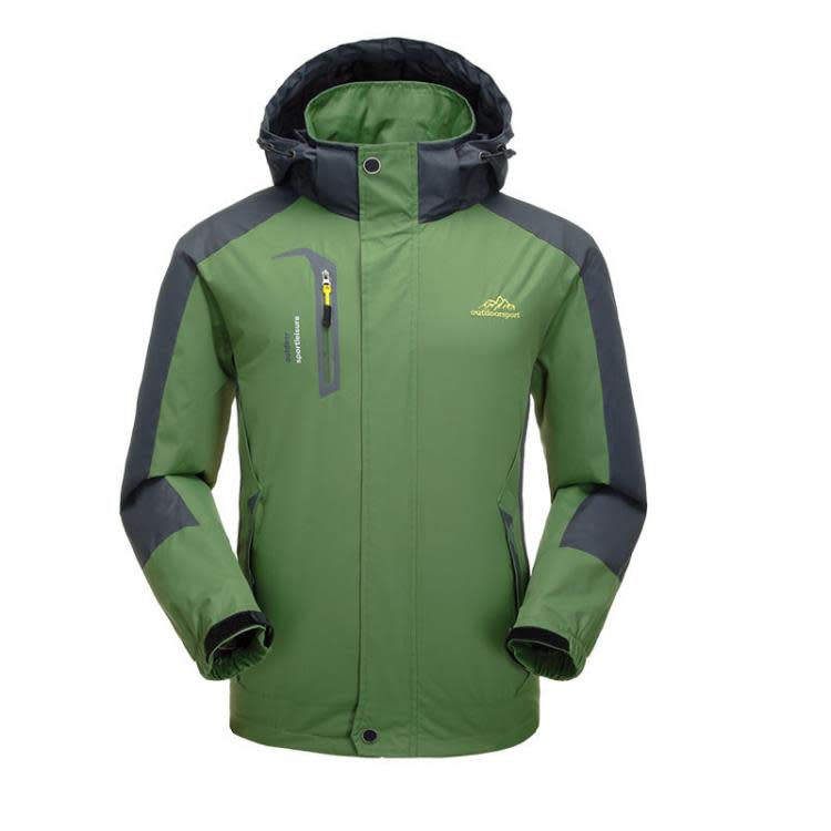 夾克 歐碼袖長尺寸出口戶外沖鋒衣男女大碼山騎行防風外套-細節圖6