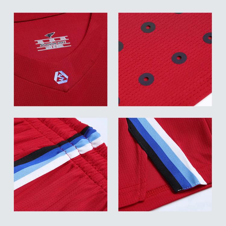 背心 新款籃球服套裝男耐穿球衣印字大學生運動比賽組隊訓練服隊服-細節圖4