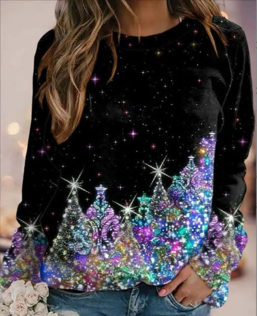 衛衣 20233D打印時尚運動圓領休閒寬松圓領廠家女式、絨衫-細節圖2