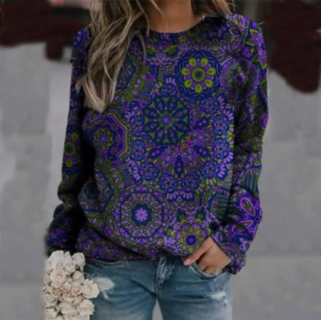 衛衣 20233D打印時尚運動圓領休閒寬松圓領廠家女式、絨衫-細節圖8