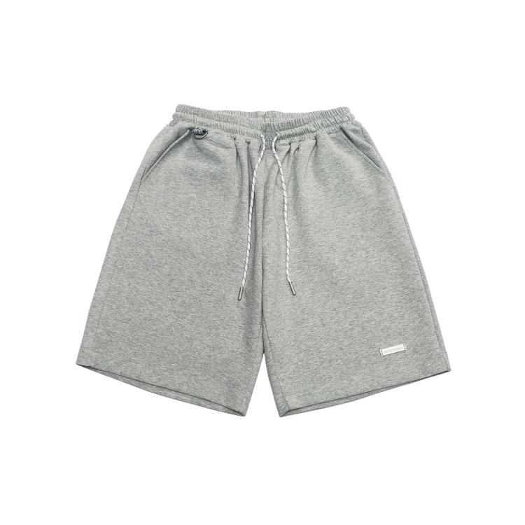 北界男裝 美式潮牌2023夏季新款拼接貼袋休閒短褲寬松大碼五分褲-細節圖2