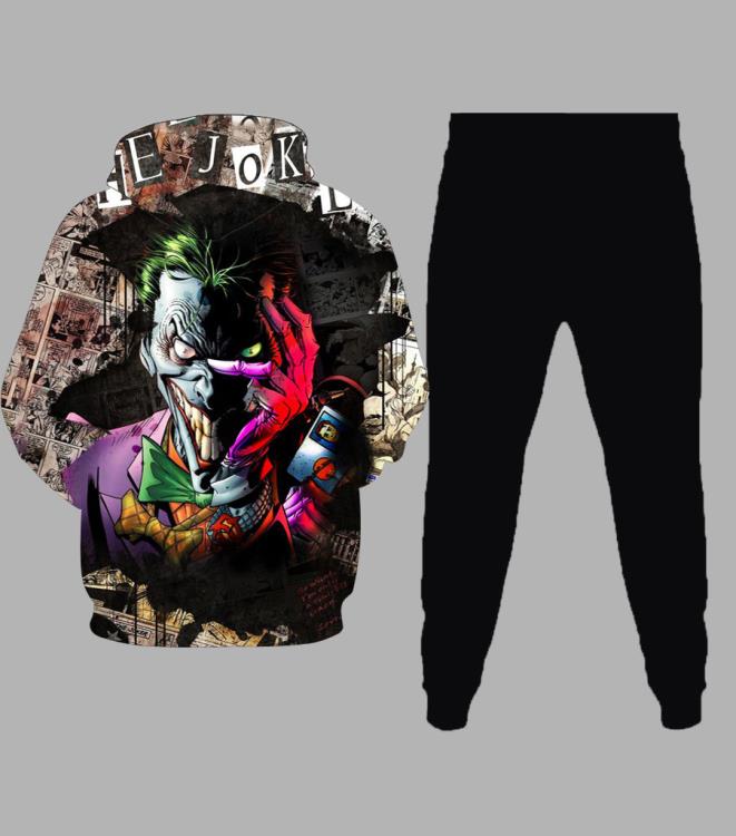 長褲 歐美風格 時尚情侶潮牌連帽衛衣 套裝 休閒寬松運動套裝帽衫-細節圖2