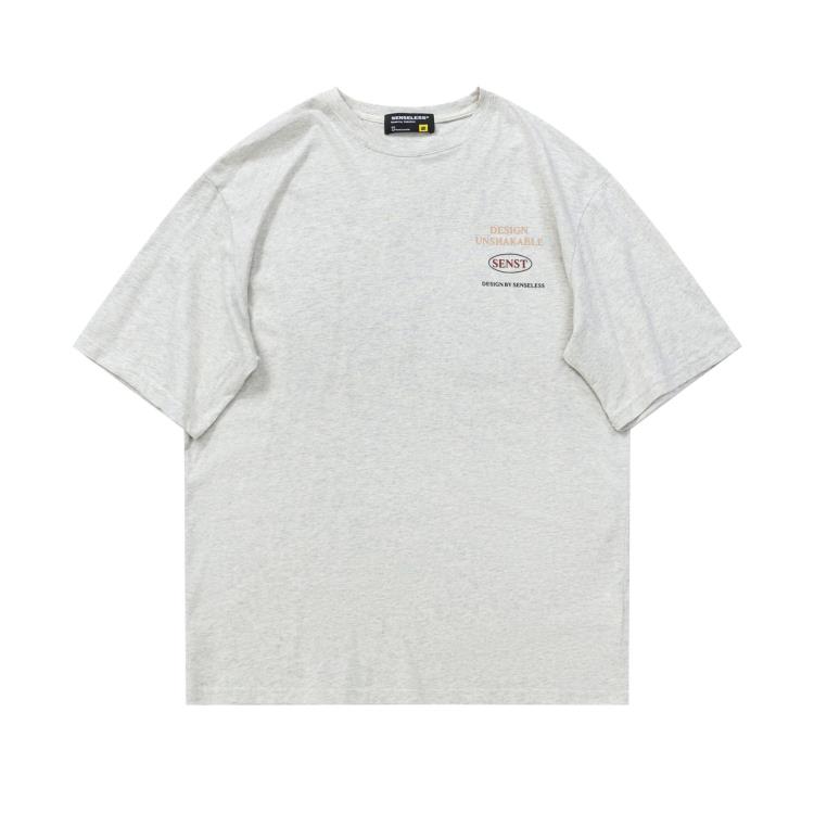 2023年夏季新款短袖百搭織嘜圖案短袖情侶短袖-細節圖3