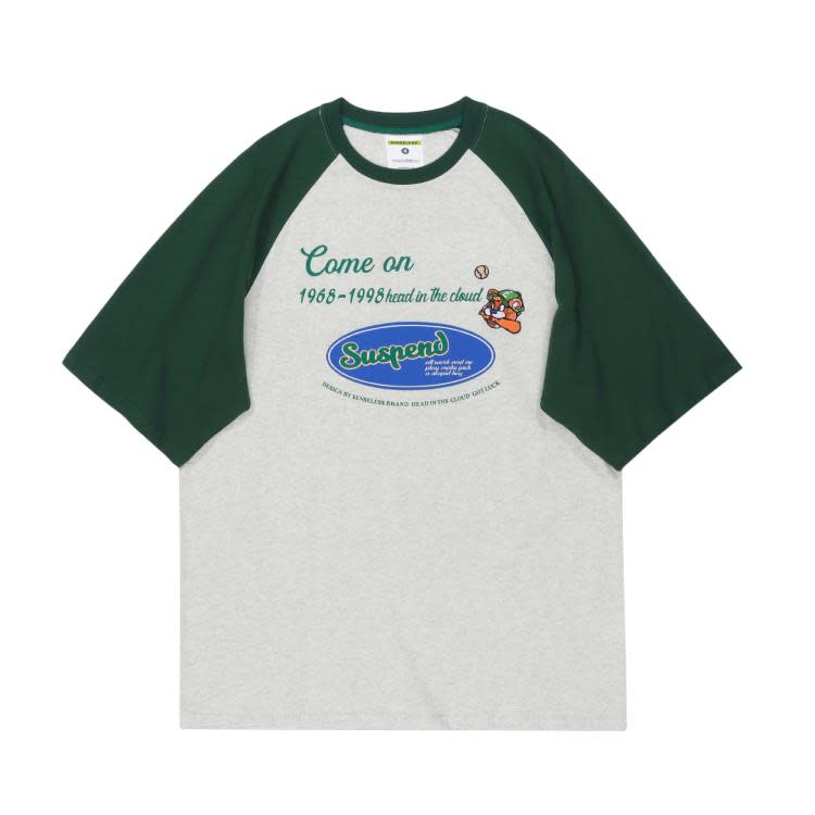 2023年夏季新款短袖美式卡通經典百搭短袖情侶短袖-細節圖7