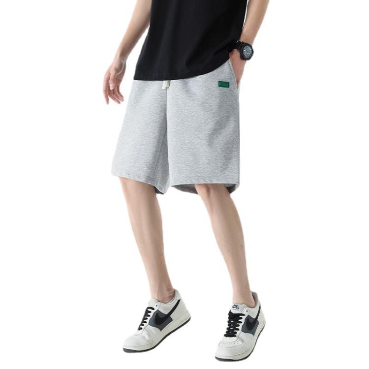 短褲 休閒男士2023夏季純色五分褲潮牌寬松運動中褲戶外休閒褲男褲-細節圖5