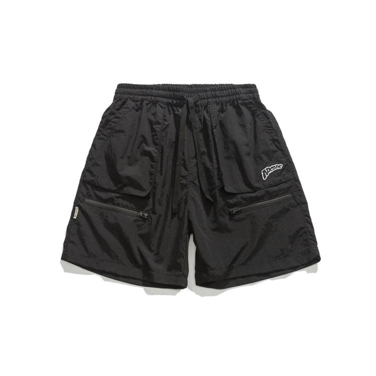 北界男裝 美式潮牌2023夏季新款寬松休閒短褲男ins戶外工裝五分褲-細節圖4