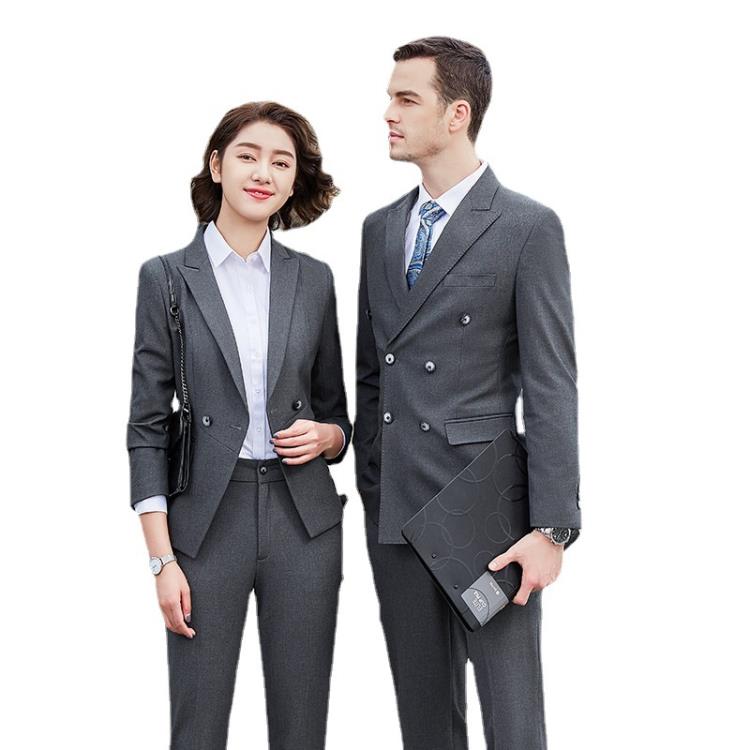 英倫風總裁西裝職業套裝男女商務工作服售樓部公務員銀行經理公關-細節圖5