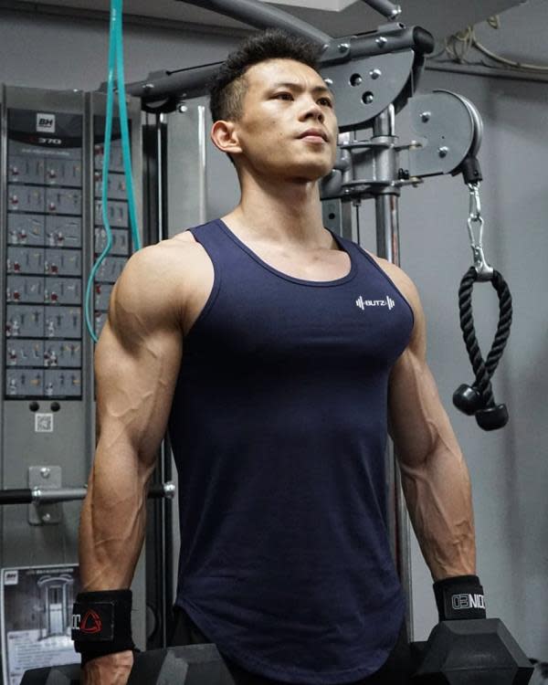 T恤 肌肉博士2023新款夏透氣運動背心男款修身健身無袖批髮-細節圖2