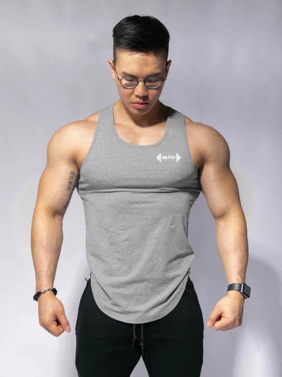 T恤 肌肉博士2023新款夏透氣運動背心男款修身健身無袖批髮-細節圖6