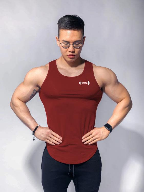 T恤 肌肉博士2023新款夏透氣運動背心男款修身健身無袖批髮-細節圖8