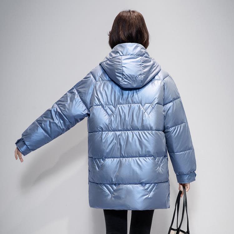 商場同款羽絨棉服女今年新款冬季正韓時尚中長款小個子加厚外套-細節圖4