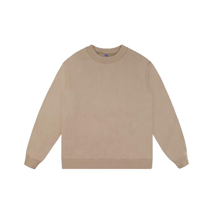 RFSD男裝|2023秋冬新款420g克重磅毛圈美潮高街寬松圓領純色衛衣-細節圖6