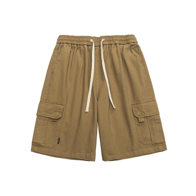 北界男裝 美式潮牌2023夏季新款直筒休閒短褲男潮流戶外工裝褲子-細節圖6