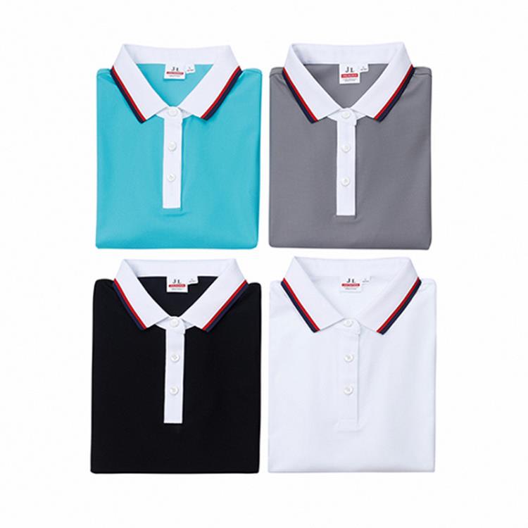 T恤 女款修身百搭翻領工作服訂製印logo夏季文化廣告衫工衣團體服-細節圖5