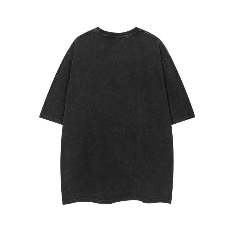 S738 黑色 白色 S-XL 100%棉 | 2023春夏新品潮牌T恤短T-細節圖5