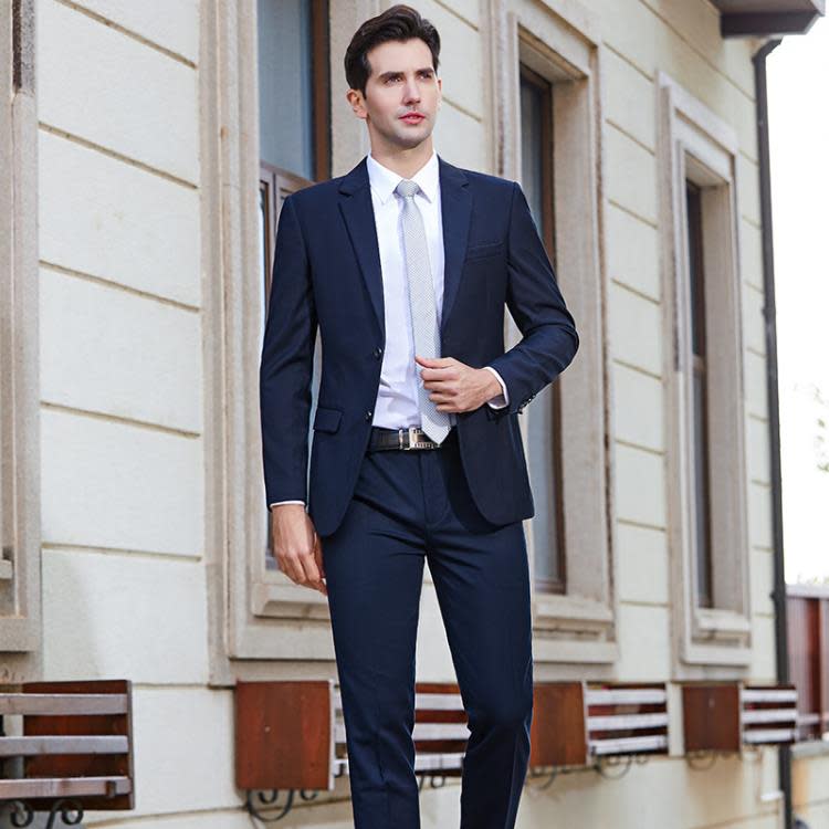 高檔商務西裝職業裝男女同款公司單位工裝白領顯瘦工作服西服正裝-細節圖3