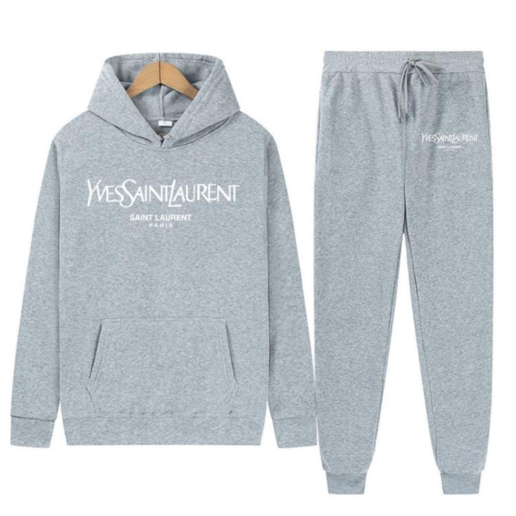 套裝 歐美秋冬季新款時尚男女休閒運動印花連帽-細節圖7