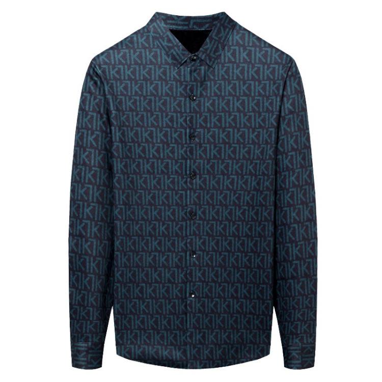 品牌冬季新款男士襯衣長袖商務休閒保暖襯衫男加絨加厚中年襯衫男-細節圖5