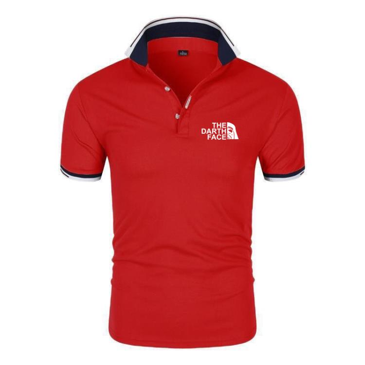 短袖polo衫 滌棉翻領拼色Polo衫批髮廣告衫工作服文化服印logo服-細節圖2