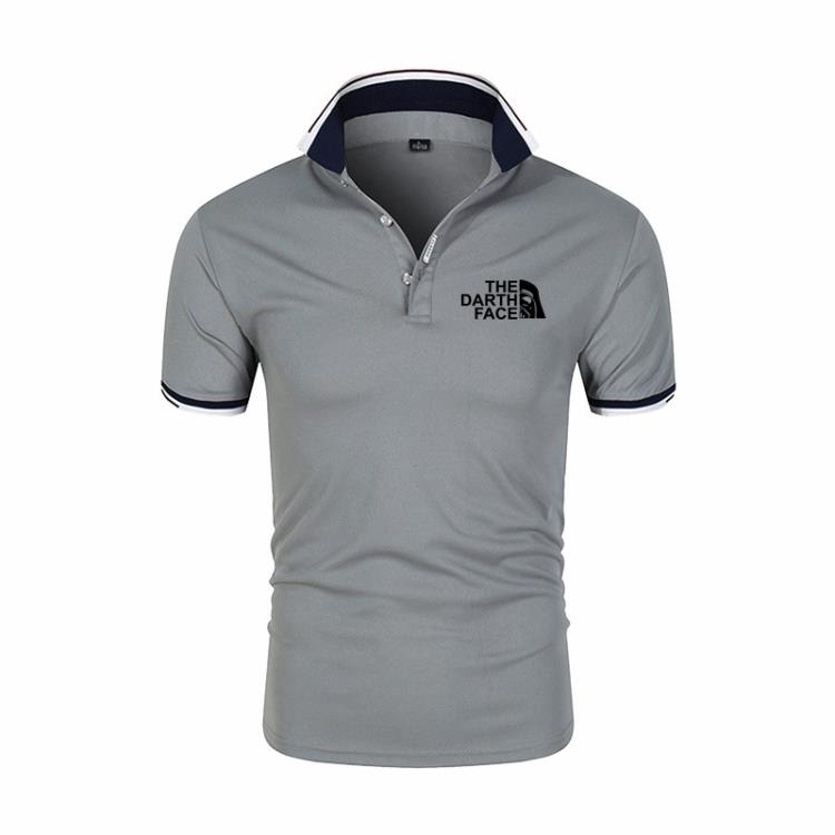 短袖polo衫 滌棉翻領拼色Polo衫批髮廣告衫工作服文化服印logo服-細節圖6