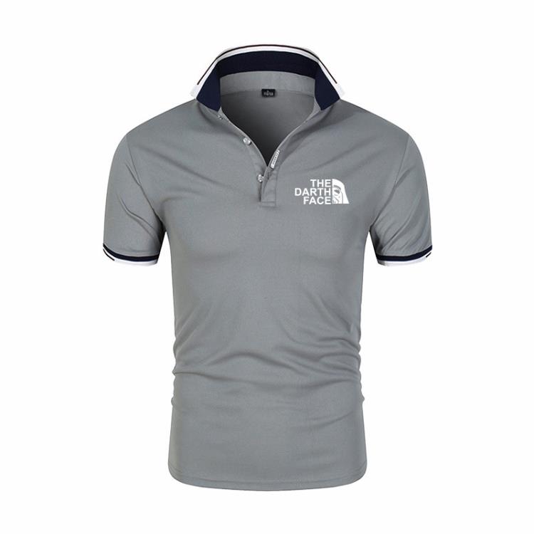 短袖polo衫 滌棉翻領拼色Polo衫批髮廣告衫工作服文化服印logo服-細節圖7