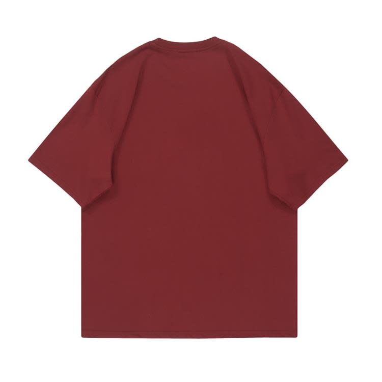 T-006時尚男裝休閒百搭insT恤2023春夏新款純棉圓領寬松顯瘦短袖-細節圖3