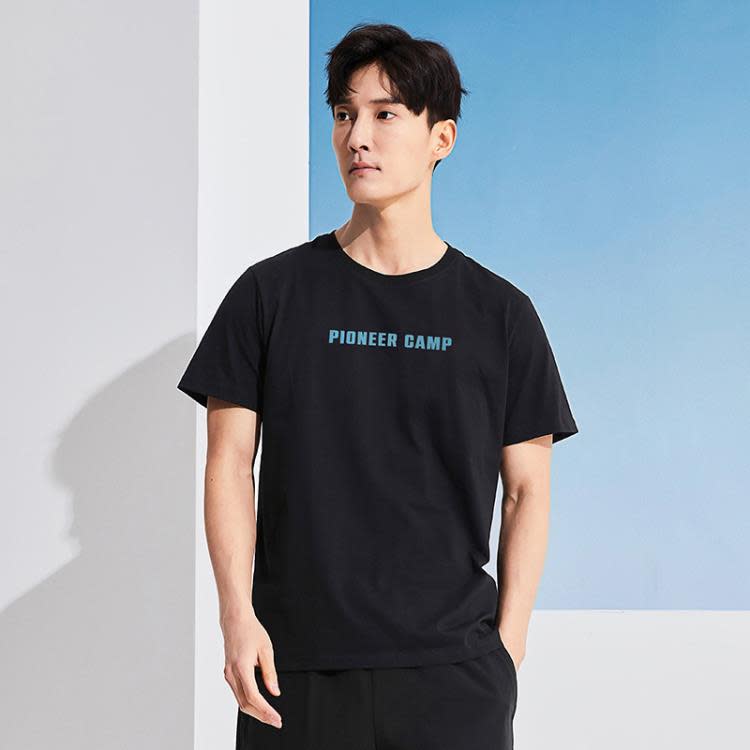 拓路者夏季男士t恤薄款圓領半袖冰氧吧涼感時尚T恤衫-細節圖9