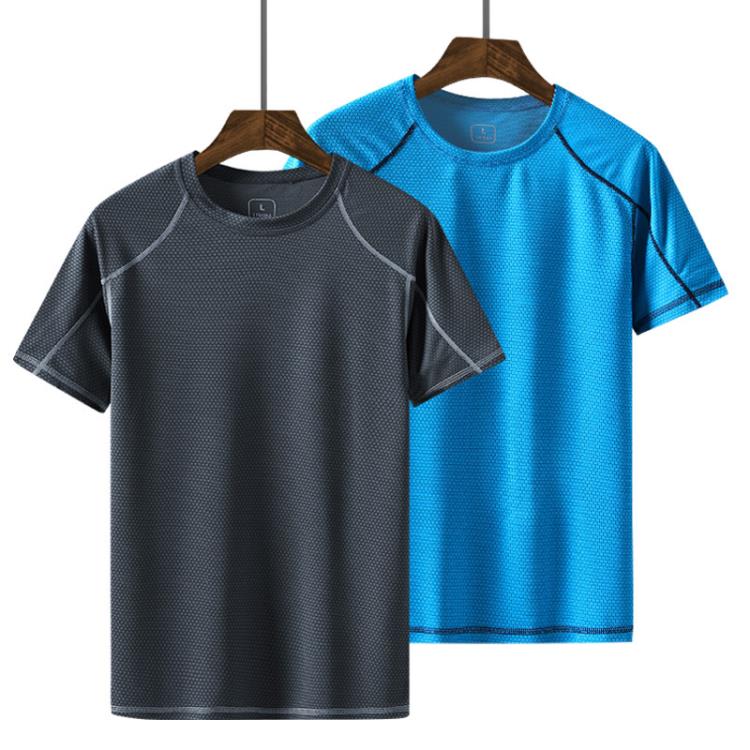短袖T恤 健身男寬松速干衣夏季跑步吸汗透氣緊身籃球訓練運動衣服-細節圖5