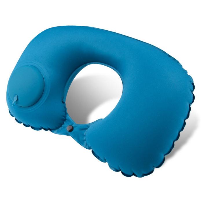 按壓型充氣枕/頸枕/汽車枕/可折疊充氣枕/護頸枕/飛機枕/旅行枕 安妮小舖-細節圖6