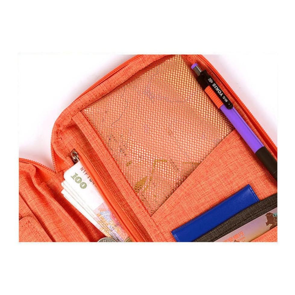 出國長款護照包 證件包 護照收納夾 信用卡機票夾 旅行收納包 護照套 安妮小舖-細節圖7