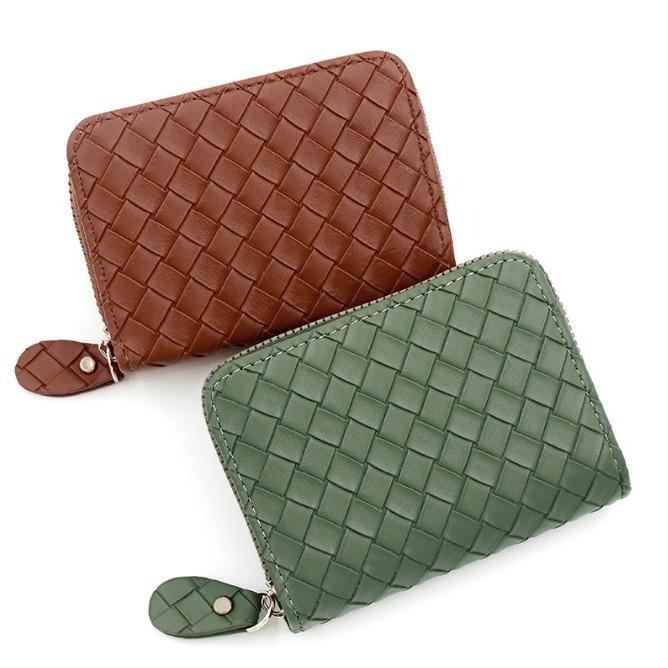 卡片收納包 編織款卡夾包 信用卡收納 卡片收納夾 卡包 零錢包  名片夾 證件包  安妮小舖-細節圖2