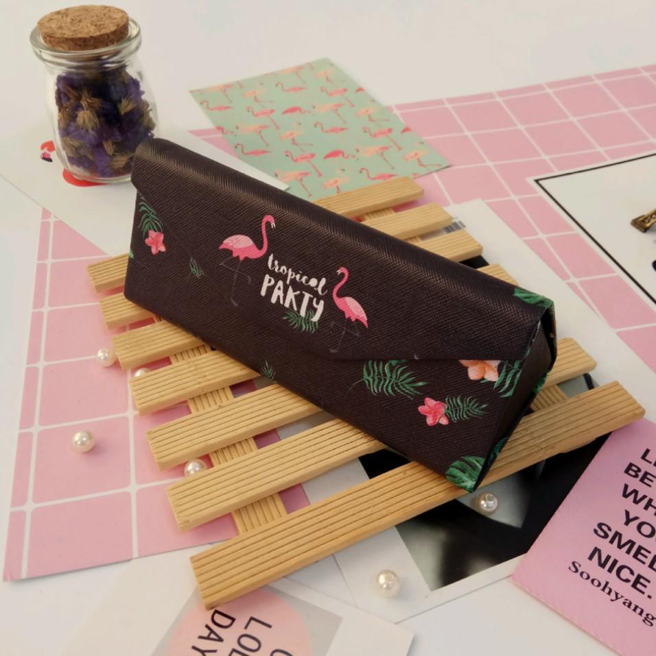 三角折疊眼鏡盒可折疊眼鏡盒立體眼鏡盒 安妮小舖-細節圖2