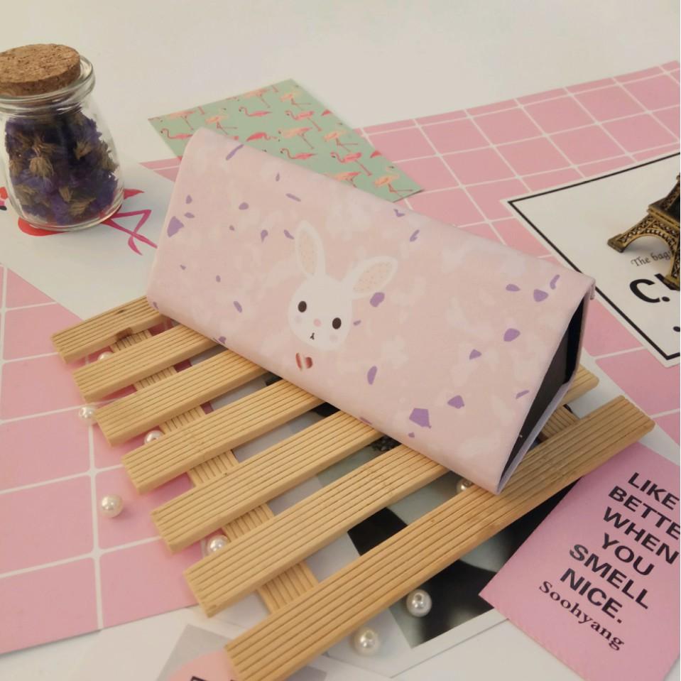 三角折疊眼鏡盒可折疊眼鏡盒立體眼鏡盒 安妮小舖-細節圖6