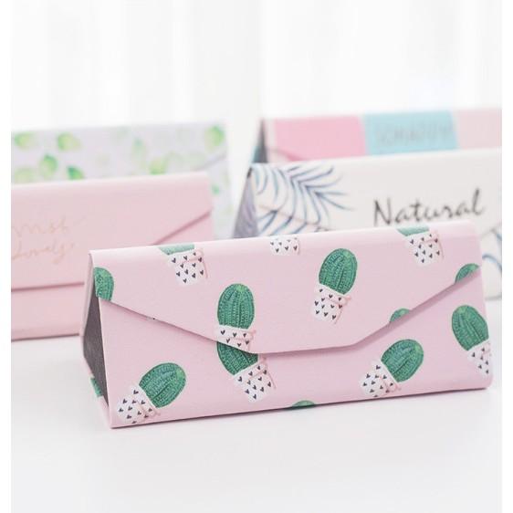 三角折疊眼鏡盒可折疊眼鏡盒立體眼鏡盒 安妮小舖-細節圖8