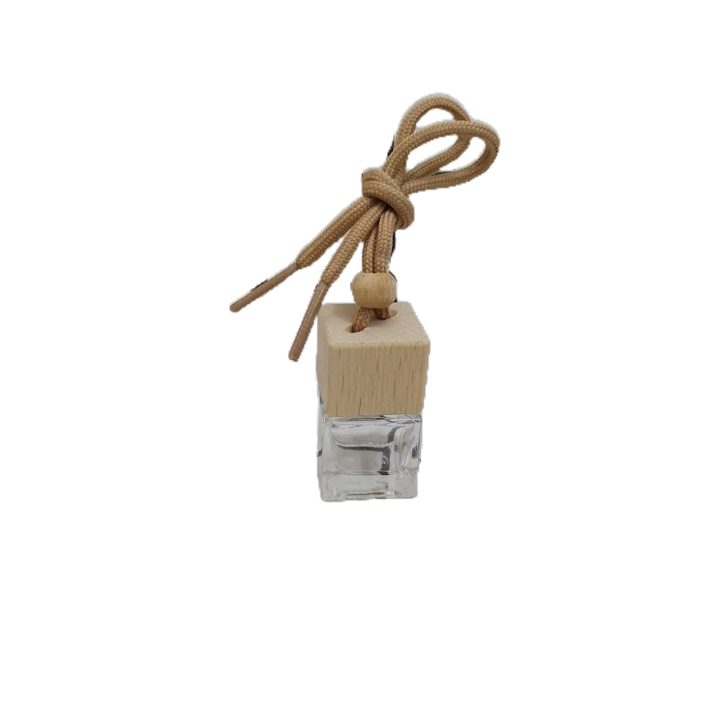 方形木蓋吊墜精油瓶/香氛瓶/ 木蓋精油擴香瓶 香水瓶吊飾 安妮小舖-細節圖3