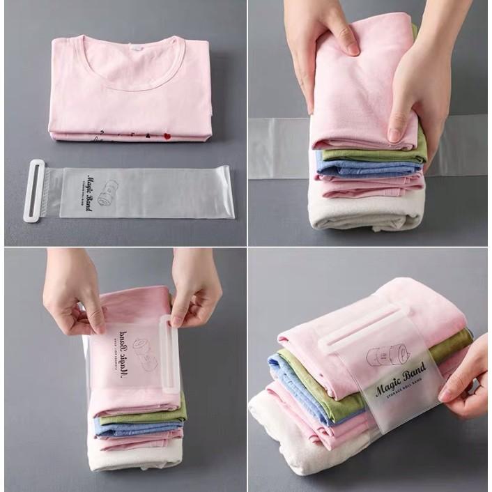 自黏衣服捆帶 旅行收納帶 衣服收納束帶 衣物整理帶 衣物整理捆紮帶 安妮小舖-細節圖3