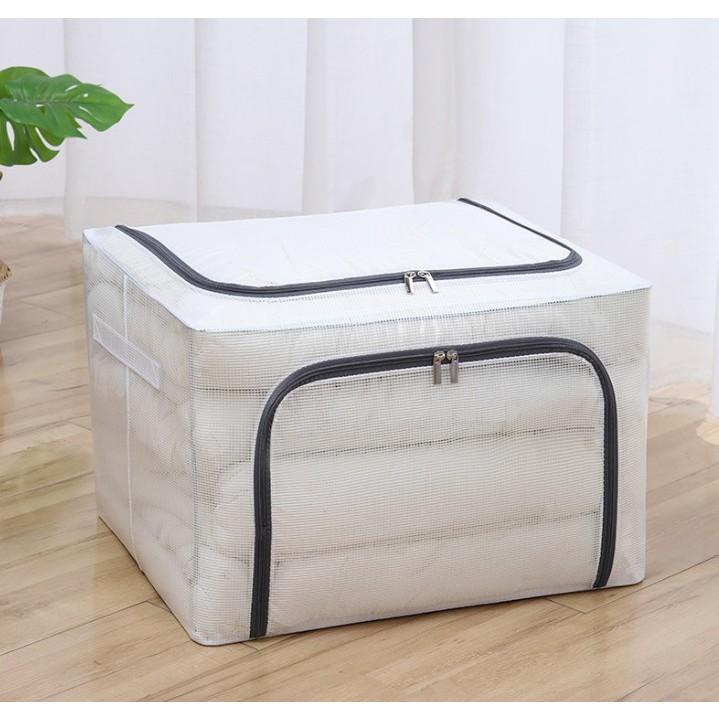 PVC網格收納箱  透明網格收納箱 置物箱 玩具收納箱 冬衣收納箱 棉被收納箱 安妮小舖-細節圖3