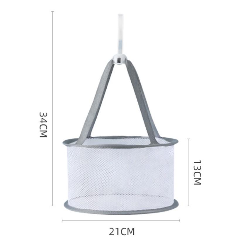 刷具美妝蛋晾曬網兜 曬衣籃 收納籃  刷具收納 玩具收納 露營晾衣籃 晾曬網 安妮小舖-細節圖3