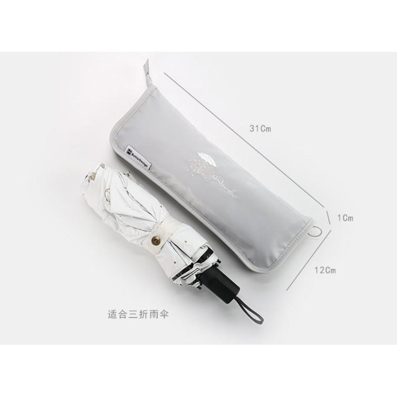 速乾雨傘套 超細纖維吸水雨傘套 吸水收納二合一傘套 安妮小舖-細節圖5