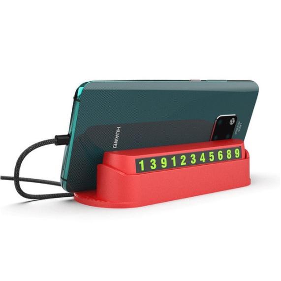 7合1隱藏式臨時停車牌 臨時停車牌 挪車電話號碼牌  移車電話號碼 夜光停車號碼牌 安妮小舖-細節圖2