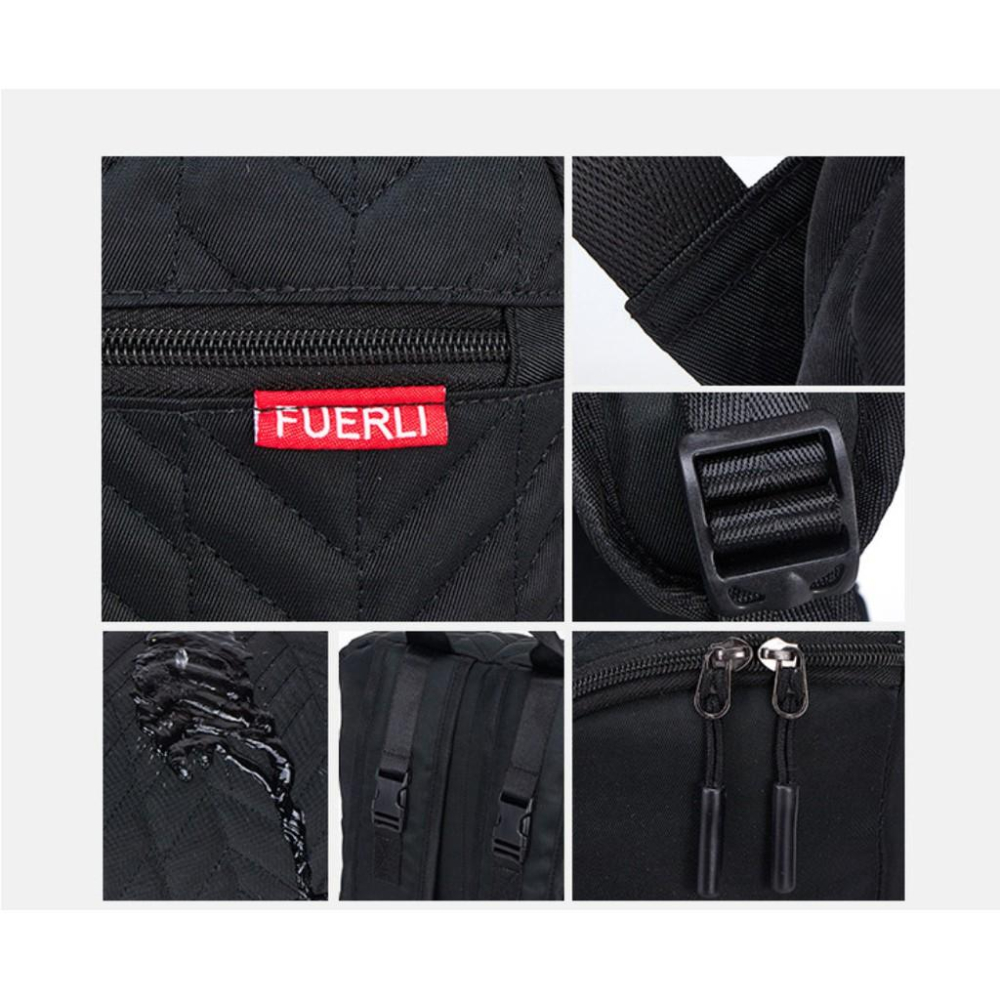 台灣現貨 多功能時尚媽媽包 防潑水媽咪包 大容量媽媽包 旅行背包 安妮小舖-細節圖9