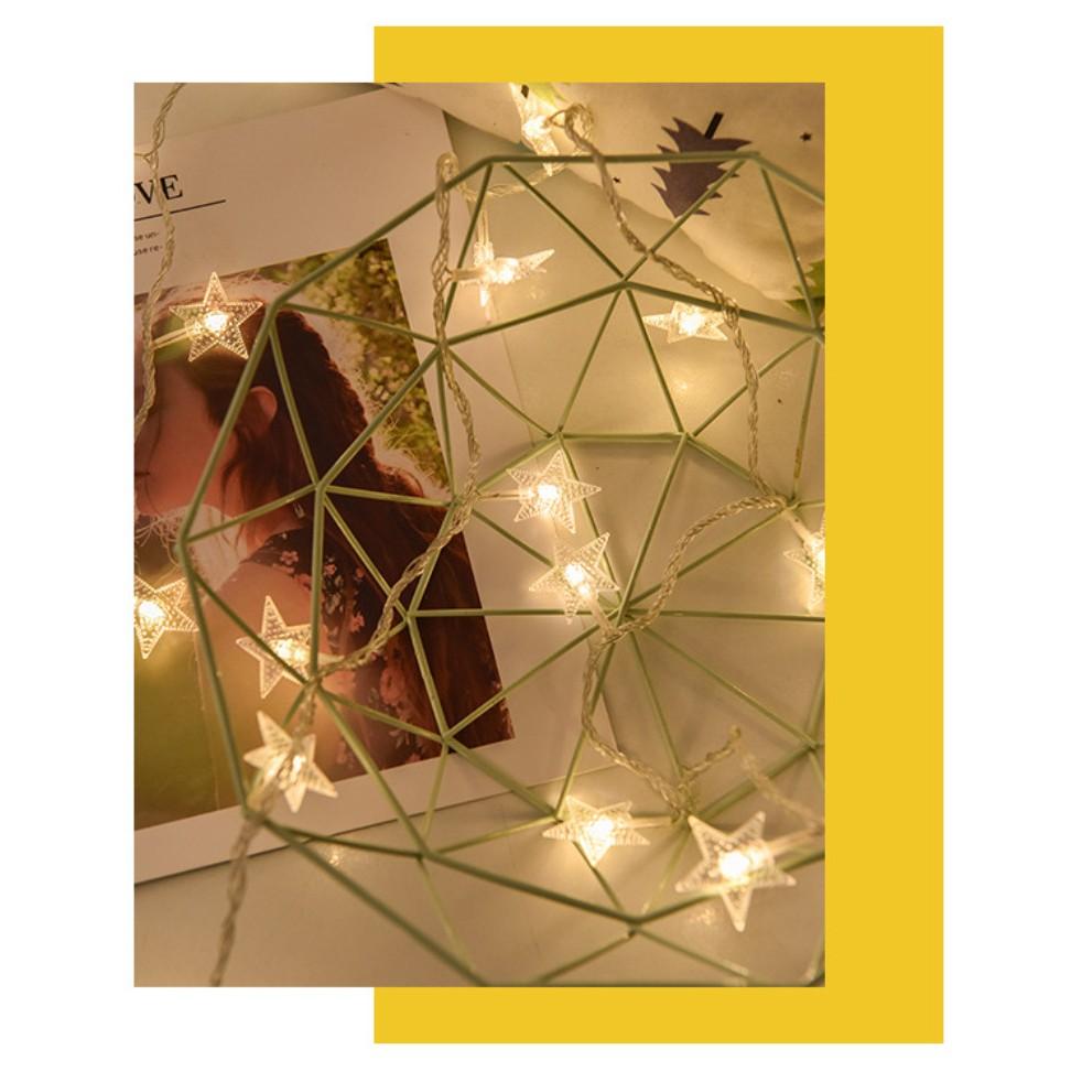 LED星星燈 聖誕燈串 露營燈 暖色燈 滿天星 直播背景燈 氣氛燈 網拍照燈 安妮小舖-細節圖2