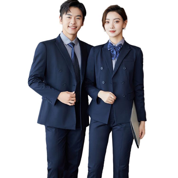 高檔雙排扣西裝男套裝英倫商務休閒西服男正裝修身新郎結婚禮服男-細節圖5