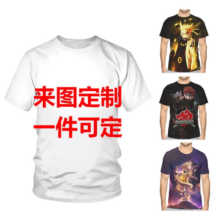 2023夏威夷襯衫3D短袖套裝T恤沙灘襯衣 3D襯衫套裝 3DT恤套裝-細節圖2