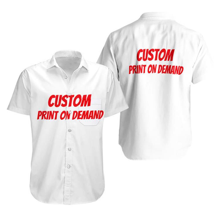 2023夏威夷襯衫3D短袖套裝T恤沙灘襯衣 3D襯衫套裝 3DT恤套裝-細節圖5