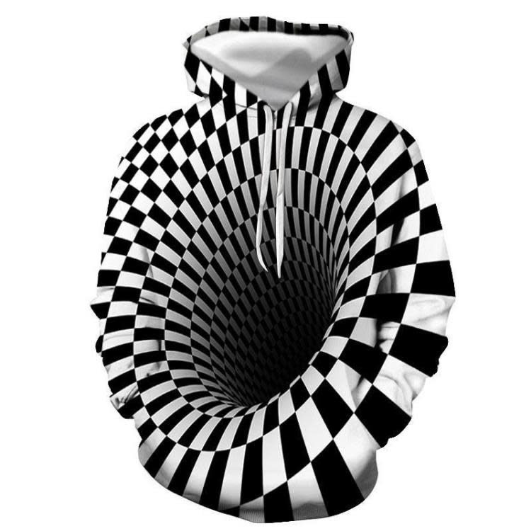 衛衣 冬季新款時尚大碼連帽男式3D數碼印花 休閒-細節圖6